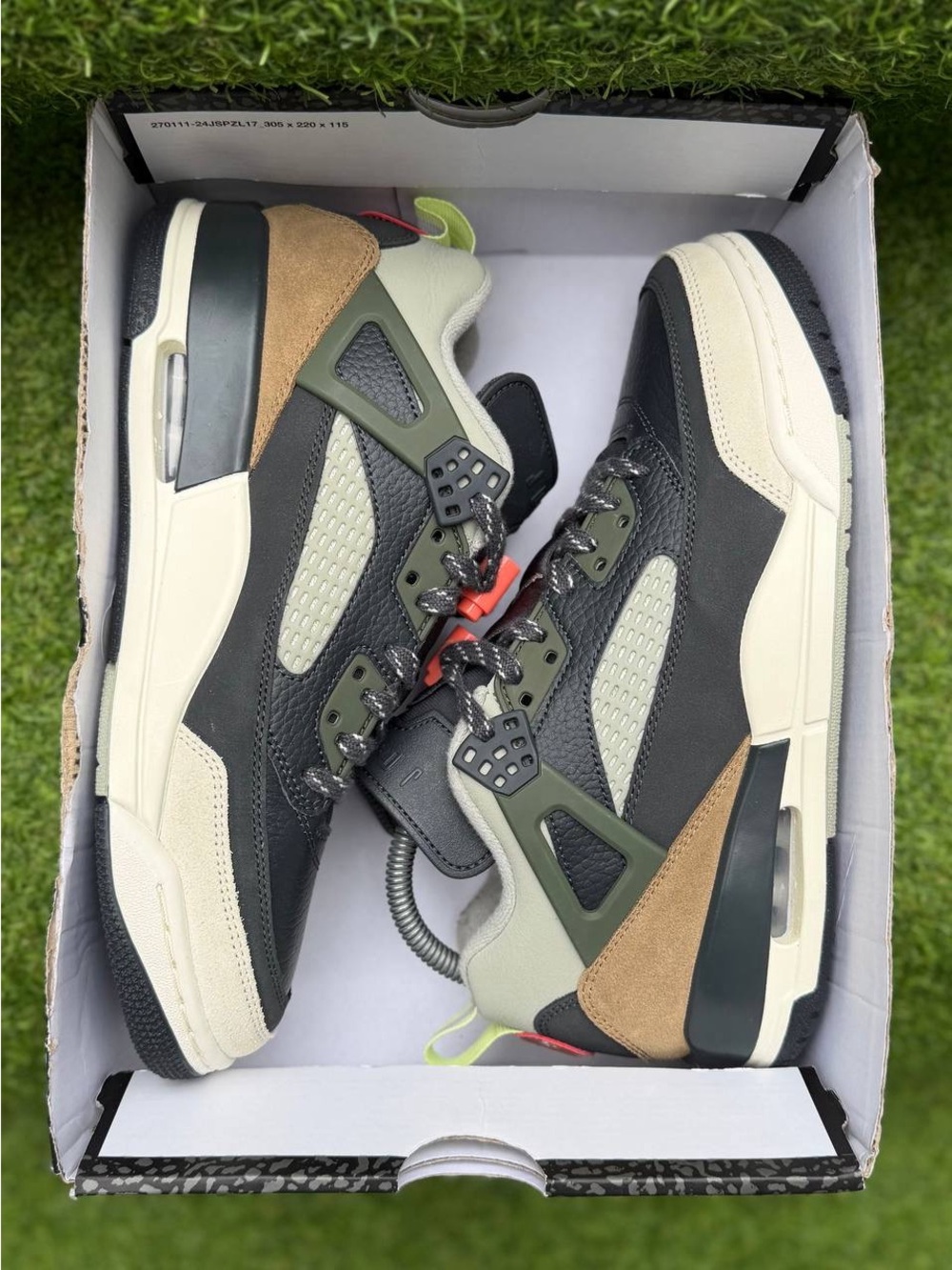 Jordan Spizike Low Anthracite Mango Cargo Khaki Shoes Brand New Men’s
FQ1759-007